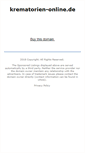 Mobile Screenshot of krematorien-online.de